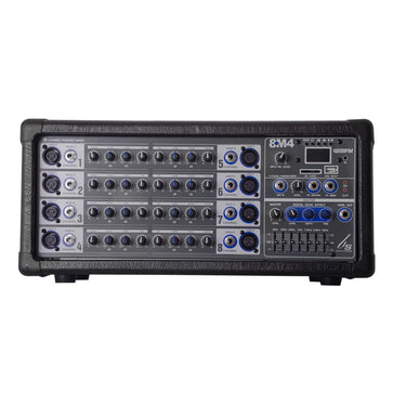 Consola Mezcladora Back-Stage Para Micrófono 8 Canales 400w 8m4 Usb